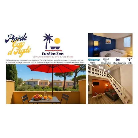 Apartment Eureka-clim-parking-wifi-piscine-proche Village Natu