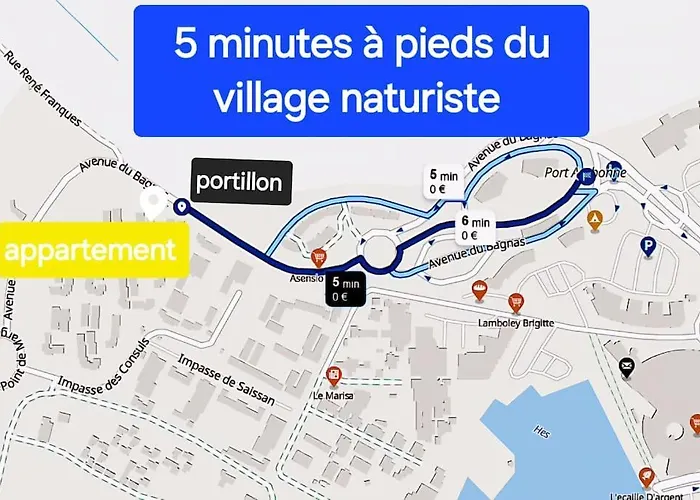 Résidence Eureka-clim-parking-wifi-piscine-proche Village Natu Appartamento Agde